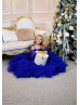 Royal Blue Tulle Flower Girl Dress Holiday Dress